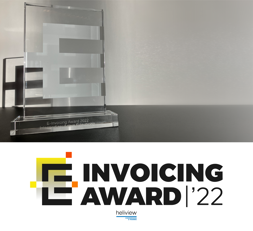 E-invoicing award Heliview 2022 E-invoicing award Heliview 2022