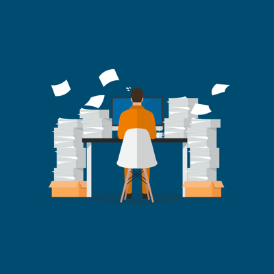 BIL Beitragsbild Fotos, Dokumente Und Belege Digitalisieren Blau